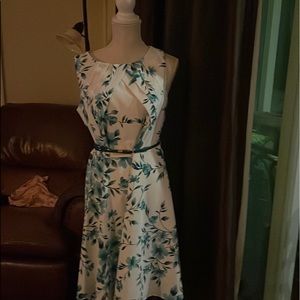 Belted A_line  dress